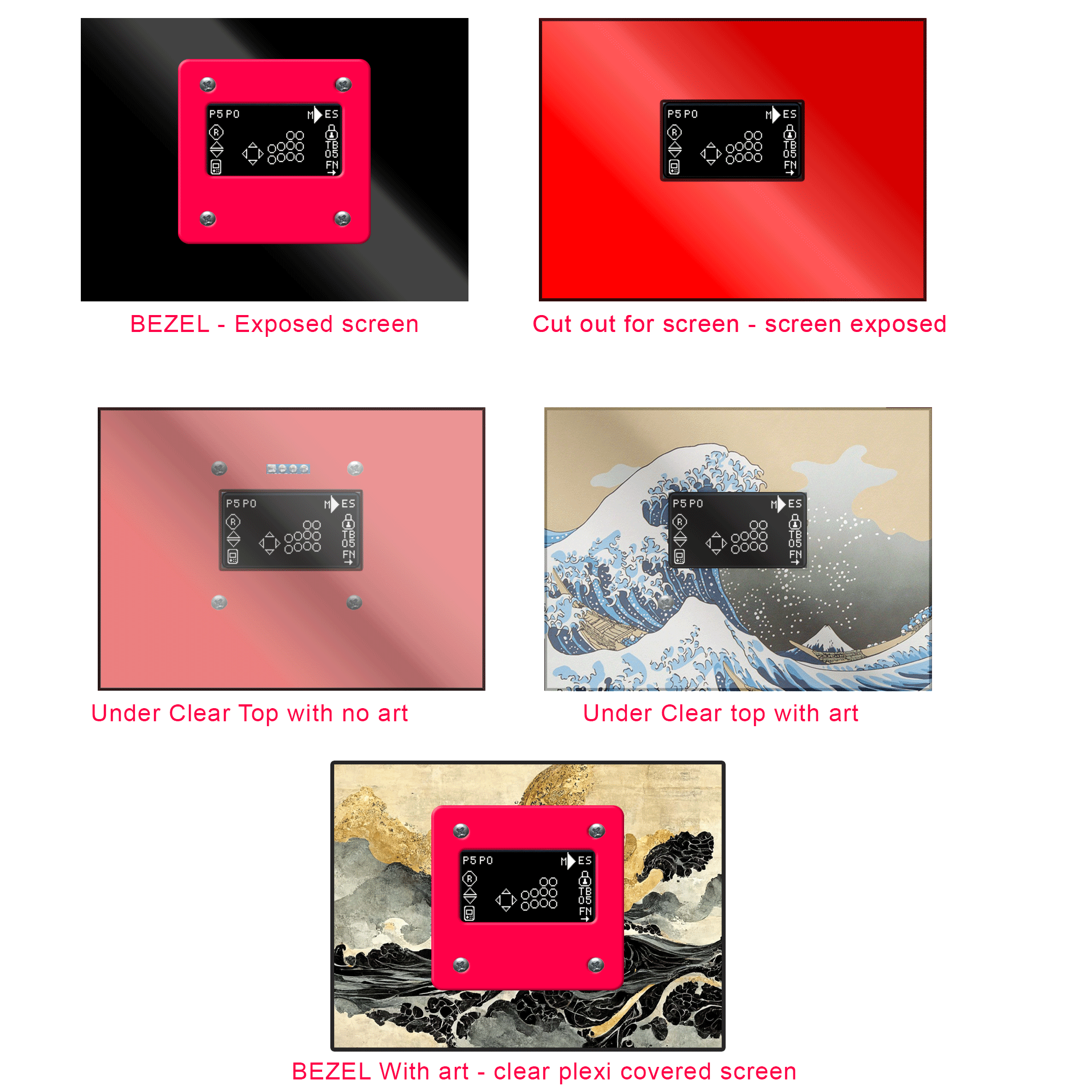 S-Rank 1 and 2 Fightstick Magnet Enclosure - Add Art in Options