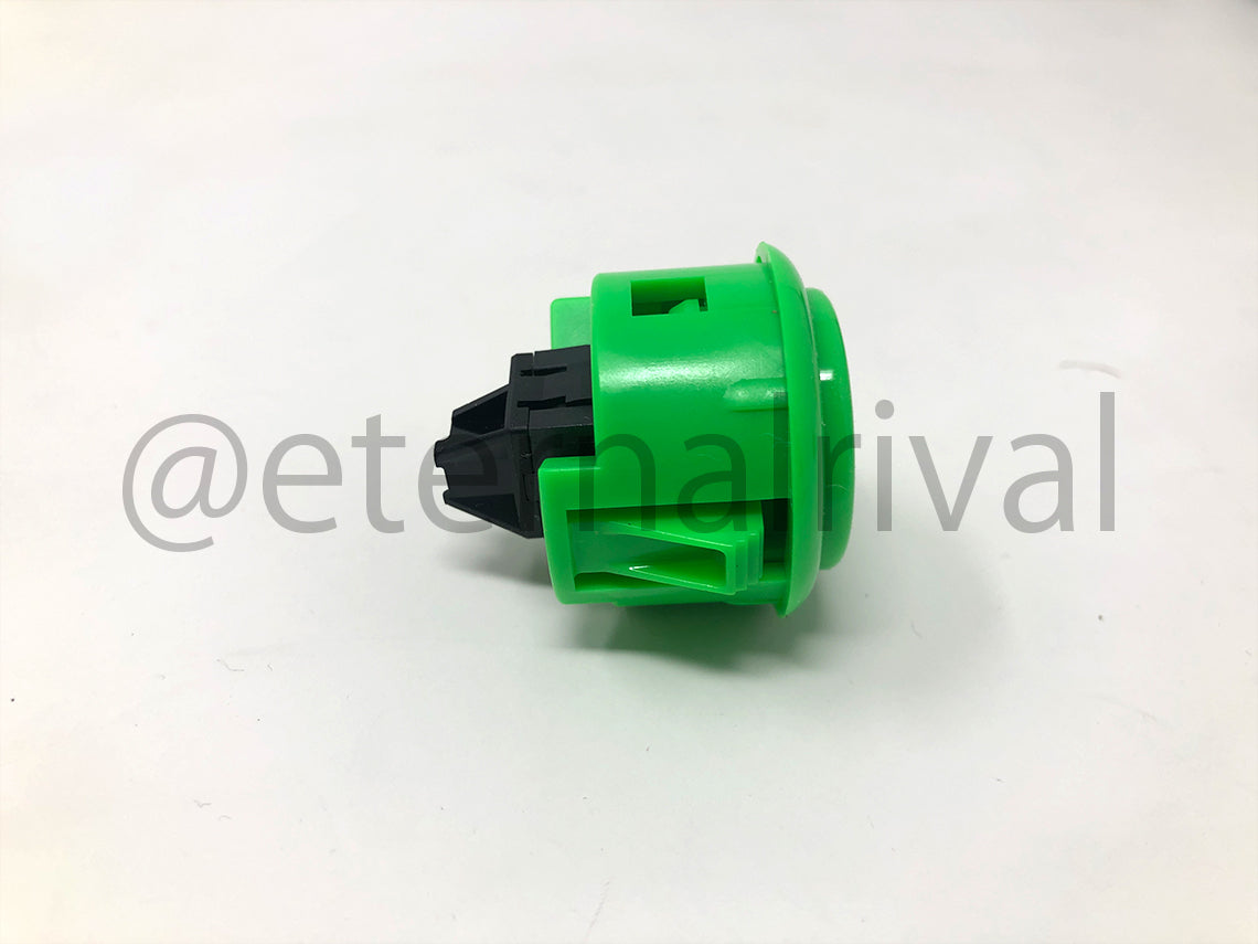 Sanwa 30mm Snap-In push button with CAU connector (OBSF-30-CAU-X) - Harness Not included