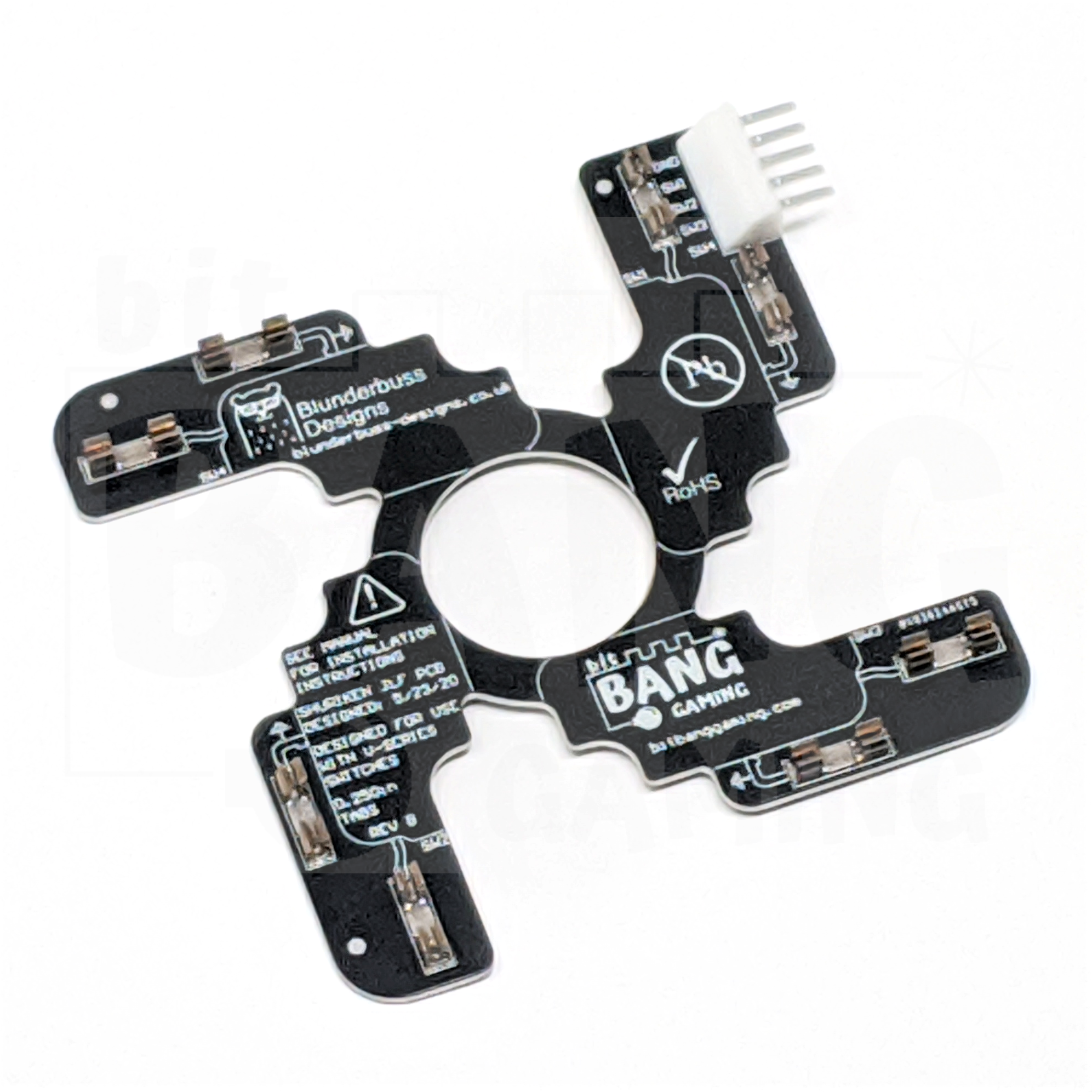 Shuriken JLF PCB by Bit Bang Gaming LLC