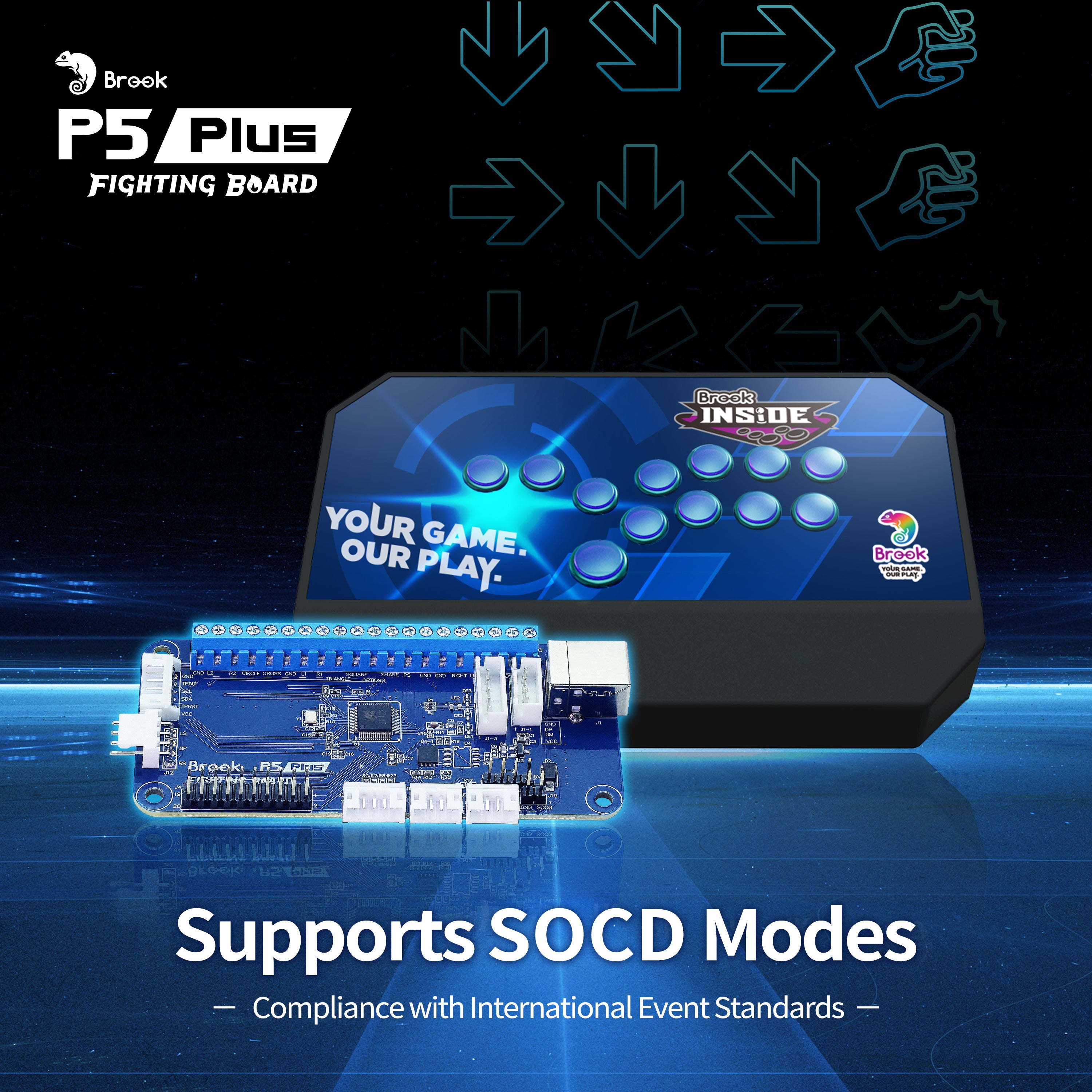 Now Shipping - Brook P5 Plus Fighting Board - Play PlayStation 5 fighting games