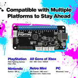 NOW SHIPPING - Brook UFB FUSION with HEADERS - Universal Fightboard Fusion - Built for PS5 Fighting Games