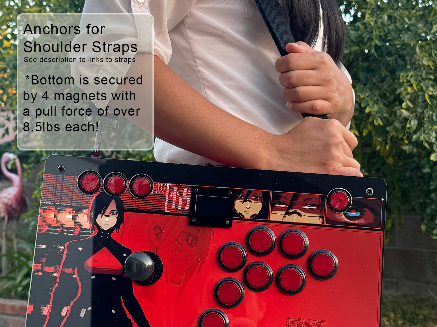 S-Rank 1 and 2 Fightstick Magnet Enclosure  - Add Art in Options