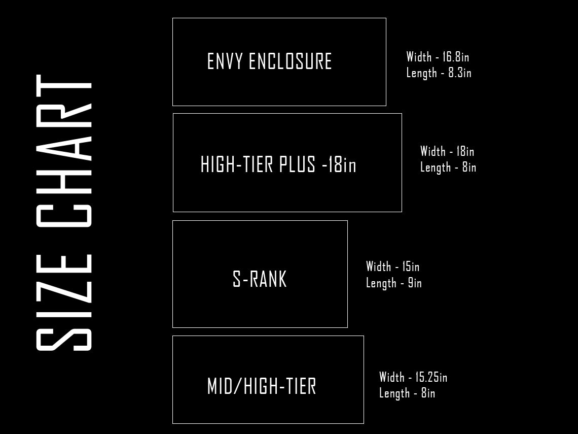 Eternal Rival - Envy Plus - Stickless Enclosures - Add Art in Options