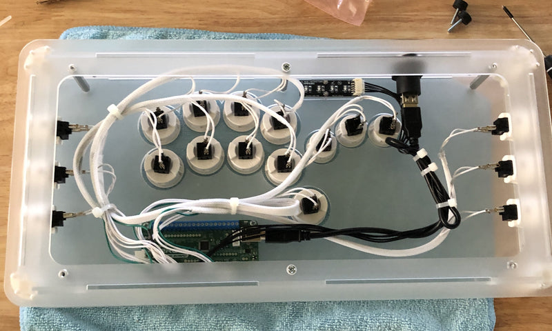 Eternal Rival: Envy Plus -  Brook Zero Pi - all sanwa, cable tubing PC, Switch ONLY