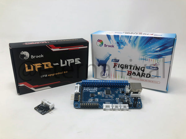 Brook PS4+ Audio Fighting Board Stickless Kit or Dual Layout