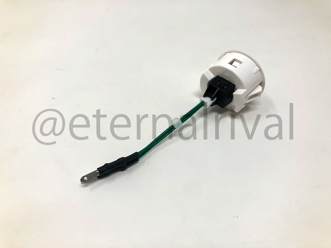 Sanwa 24mm Snap-In push button with CAU connector harness not included(OBSF-24F-CAU-X)