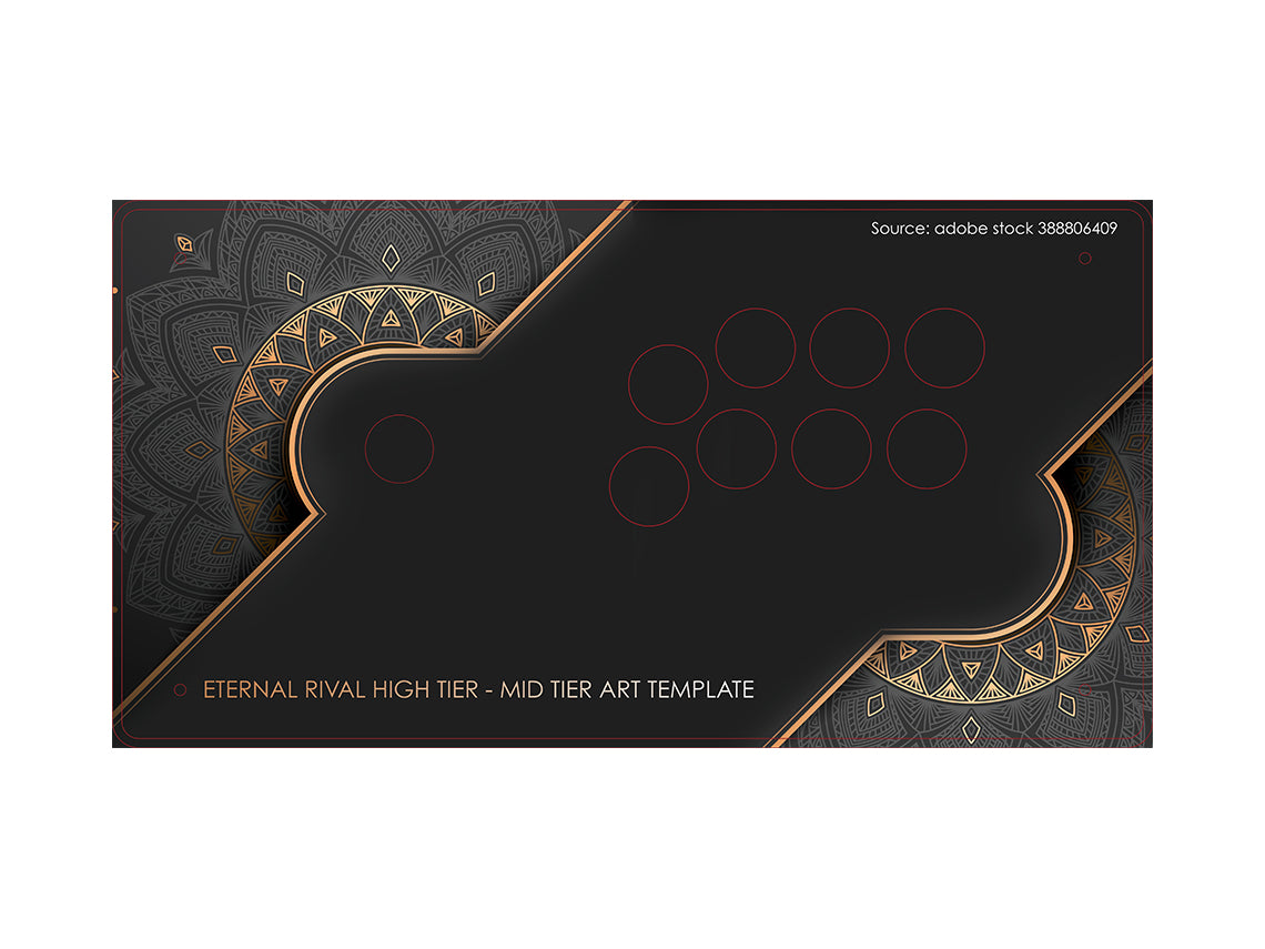 Printed Top Artwork for Any case- Fighstick | Stickless | Keyboard Style