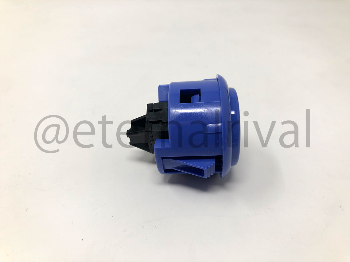 Sanwa 30mm Snap-In push button with CAU connector (OBSF-30-CAU-X) - Harness Not included
