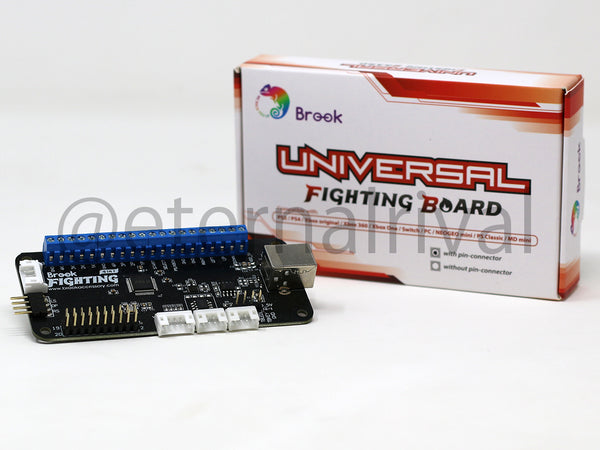 Brook: UNIVERSAL FIGHTING BOARD With headers - XBOX SERIES X|S, Xbox One, Xbox 360, PS4, PS3, Wii U PC, Switch